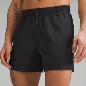 Lululemon Pace Maker Linerless Short Black 5 inch